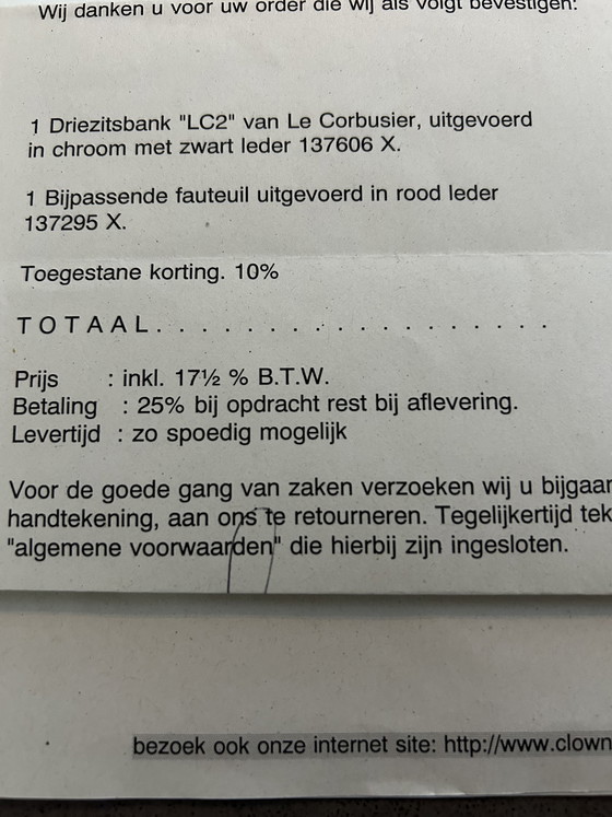 Image 1 of LC2 Le Corbusier armchair