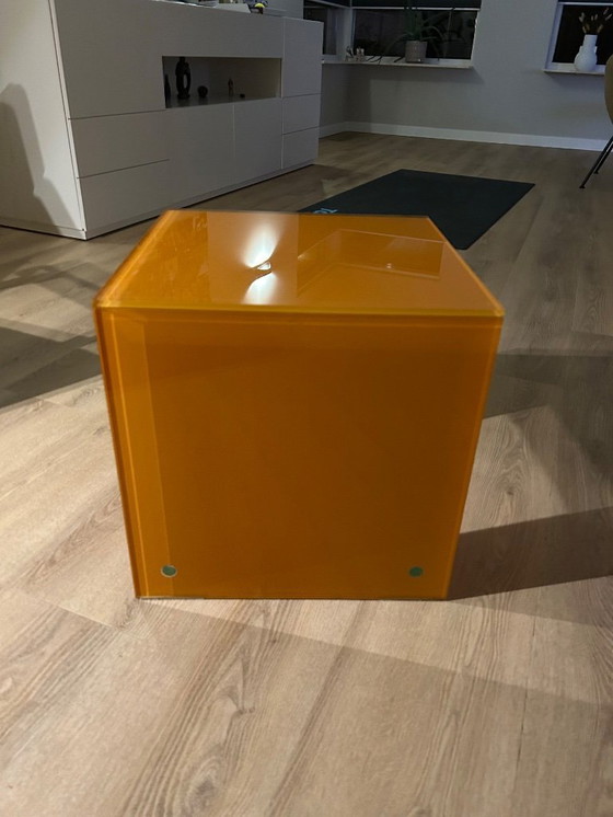 Image 1 of Glass side table by Bert Plantagie