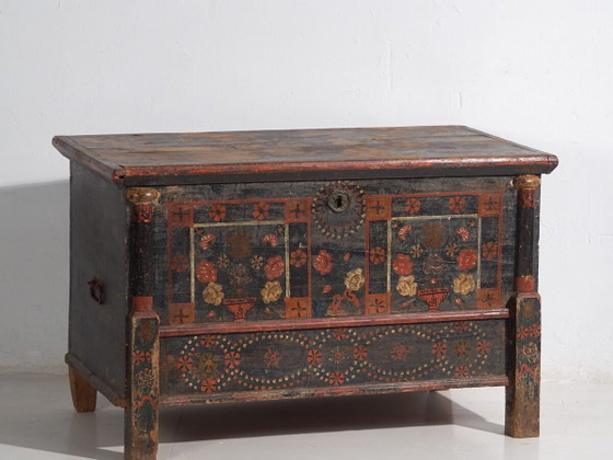 Antique painted chest (c.1870) #28 – Chest of drawers (photo 2 of 40)