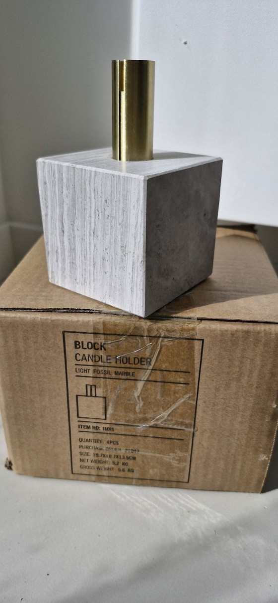 Image 1 of NIEUW - Design 'Block' Kaarsenhouder van New Works