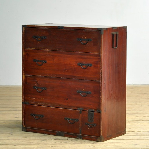 Japanische Tansu-Kommode, um 1870