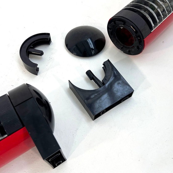 Rote Neon Wandleuchte von Disano, 1980er Jahre – Wandleuchten, Metall, Kunststoff (photo 8 of 9)
