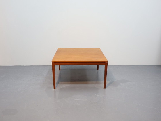 Vintage Coffee table / teak veneer / square / Sweden (photo 3 of 5)