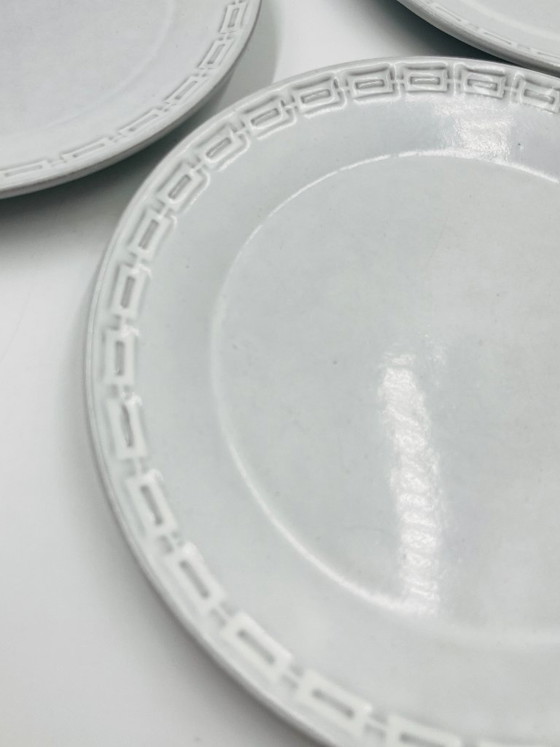 Image 1 of Set di 4 piatti piani in ceramica Karl Leutner Epsilon