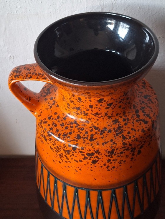 Image 1 of Große, antike, brutalistische Keramik-Bodenvase, 1970er Jahre