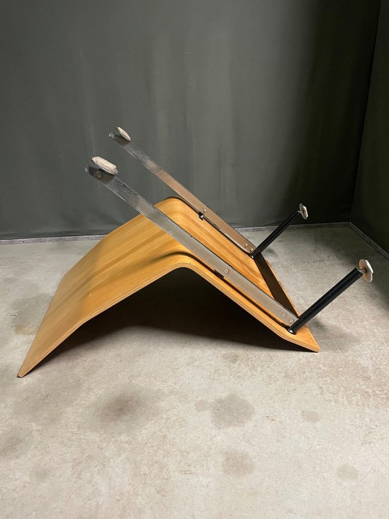 FELICE ROSSIE LOUNGE CHAIR, ANNI '60, Felicerossi, Poltrone, Pelle, Legno, Verde, Modern (foto 12 di 13)