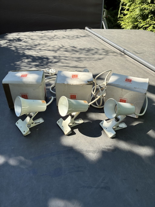 Set vintage (3) Lita Spots con scatola originale – spotjes, Metal (photo 2 of 12)