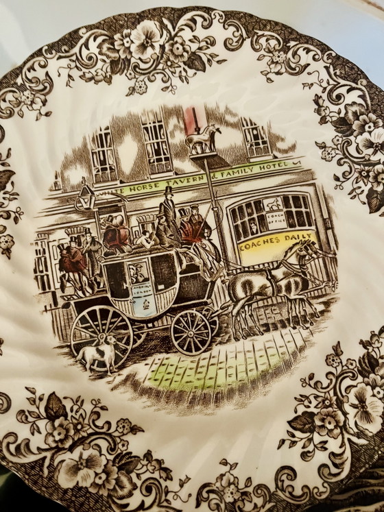 Vintage 'Coaching Scenes' Crockery - Johnson Brothers – Porcelain (photo 9 of 15)