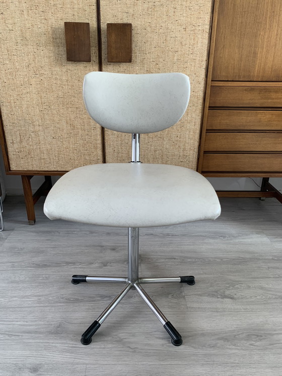 Image 1 of Vintage De Wit bureaustoel jaren 60