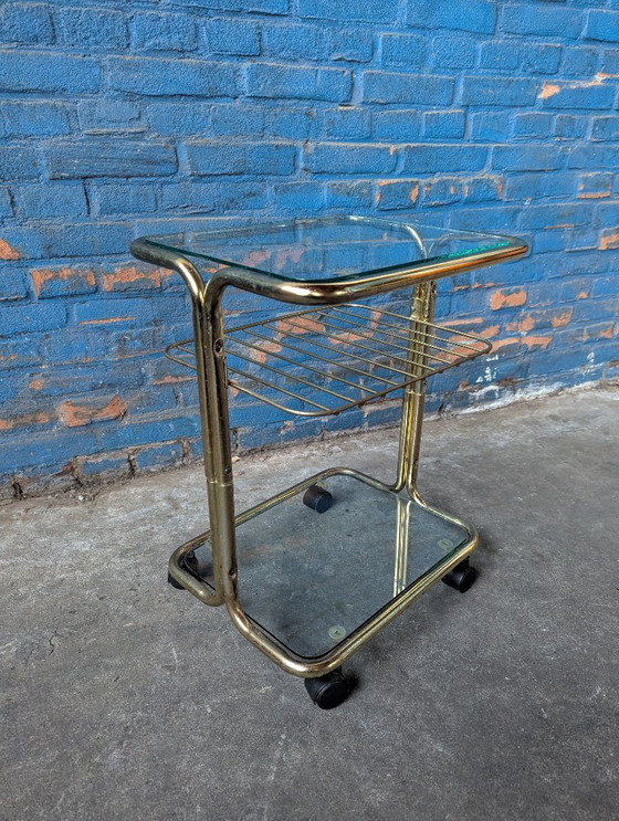 Image 1 of Vintage Drink Trolley/ Side Table 1970s
