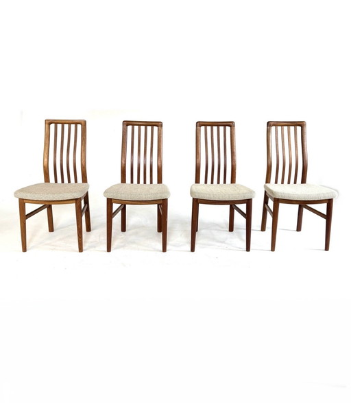 4x vintage dining chair Kai Kristiansen '70s