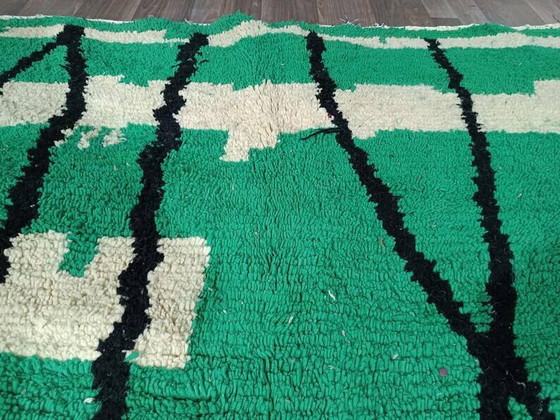 Boujaad vloerkleed, ecru met geometrische patronen, 250cm x 150cm – Vloerkleden en tapijten, Wool (photo 3 of 7)