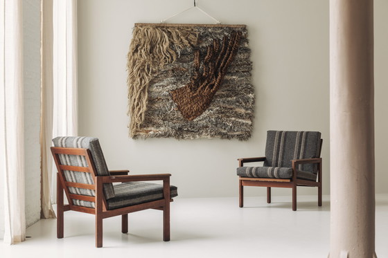 Image 1 of Set of Two Easy Chairs Designed by Illum Wikkelsø for N. Eilersen, Denmark 1959