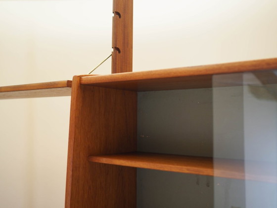 Image 1 of Teakhouten modulaire stellingkast, Noors ontwerp, jaren 60, vervaardigd door Blindheim Mobelfabrikk, ontworpen door John Texmon 