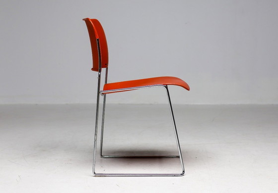Image 1 of L'iconica sedia 40/4 di David Rowland, prodotta da OF USA.