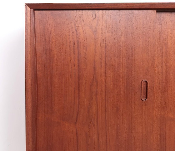 Image 1 of Danish design teak highboard, 1960s