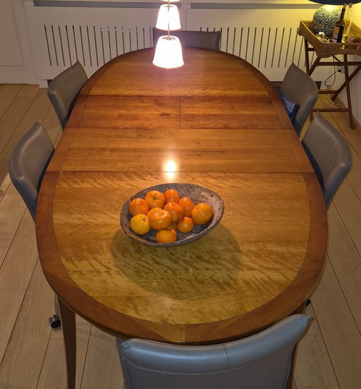 Designer cherry wood dining/conference table, brand Grange