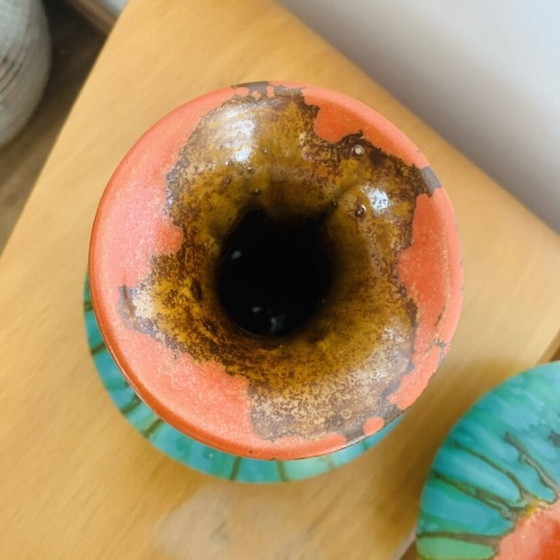 Een paar vintage West-Duitse vazen – Ceramic (photo 8 of 13)
