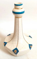 Art Deco cracked ceramic soliflore Height 18 cm