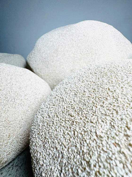 Image 1 of Excepcional conjunto de 5 rocas lunares «Dora» de André Cazenave para Singleton, Italia, década de 1960