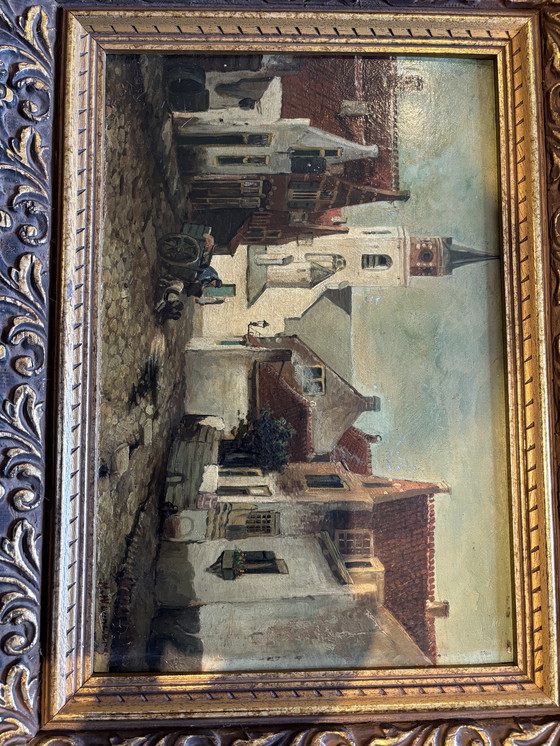 Image 1 of Dipinto del villaggio