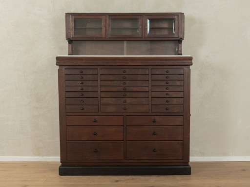 Antico gabinetto dentistico, schedario, anni '20