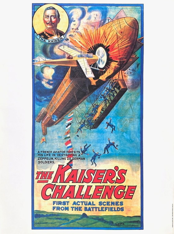 Image 1 of COLLECTIF - HISTORIAL DE LA GRANDE GUERRE The Kaiser's challenge poster 1980