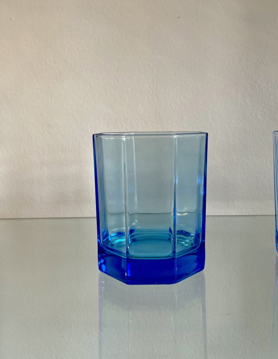 Image 1 of 5 bicchieri da whisky ottagonali