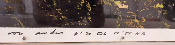 Image 1 of Vintage gesigneerde prent van Rotterdam