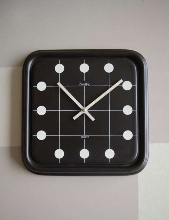 Image 1 of Vintage ceramic wall clock, Germany 1950s