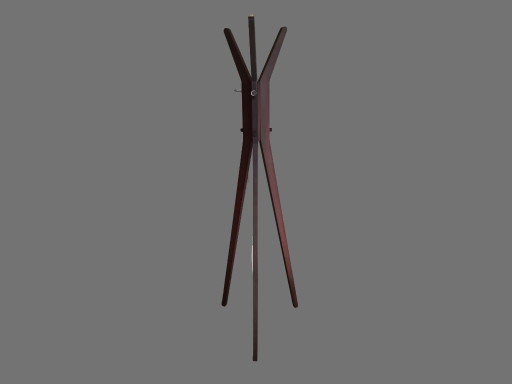 Postmoderne Garderobe aus Holz mit Aluminiumhaken – kapstokken, Wood
