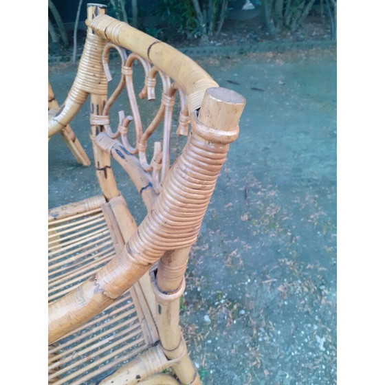 Image 1 of Vintage living room set in bamboo, 1970