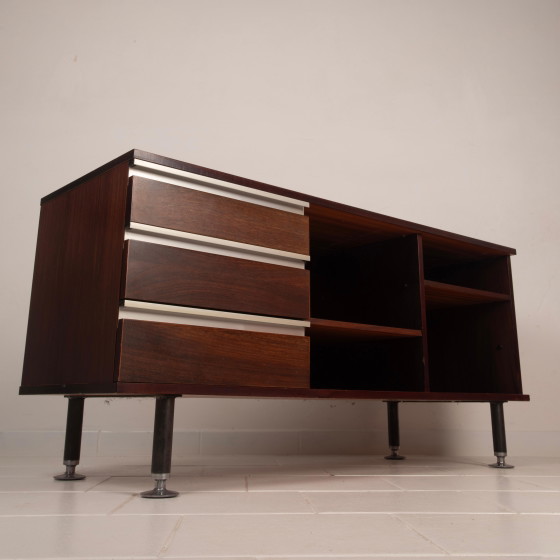 Low cabinet Pitagora by Renato Venturi and Ennio Fazioli for MIM, 1960 – MIM Roma, Metal, Mid Century Modern (photo 17 of 26)