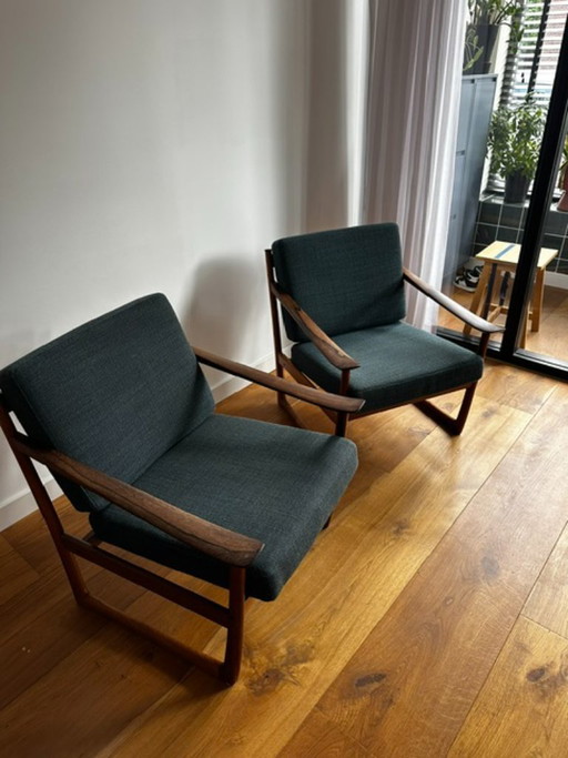Sillones FD130 Francia y Daverkosen, años 60 (Hvidt, Mølgaard)