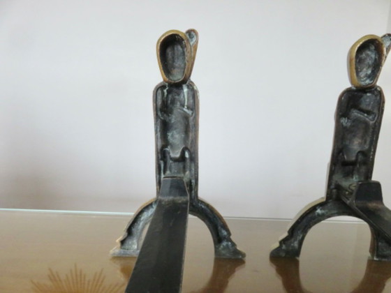 Image 1 of Paire de chenets Anton PRINNER