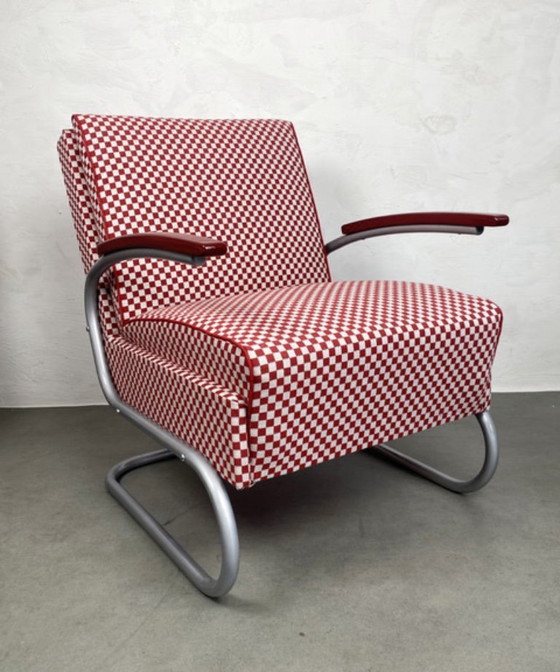 Image 1 of Poltrona Thonet S-411 "Rosso e Bianco"