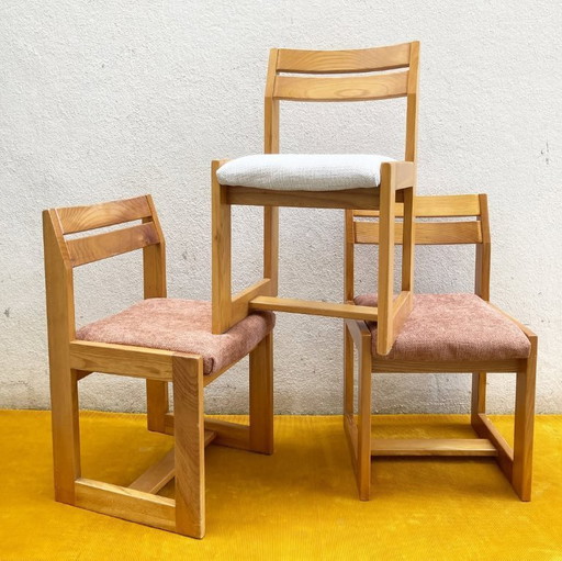 Stühle Maison Regain - Skulptural & sonnig: Off-White und Rostbraun