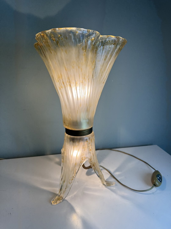 Murano Glass Sil Lux Milano Table Lamp - Beautiful Design – Brass (photo 14 of 15)