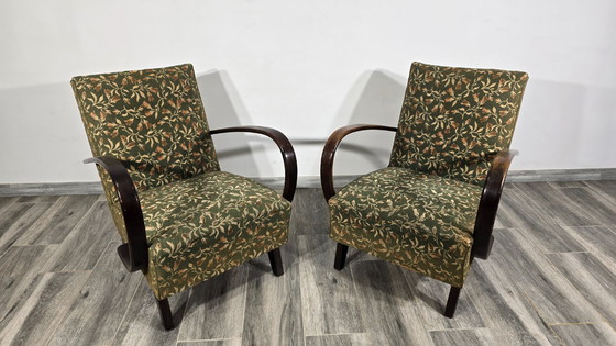 Image 1 of Set of Vintage Armchairs by Jindrich Halabala
