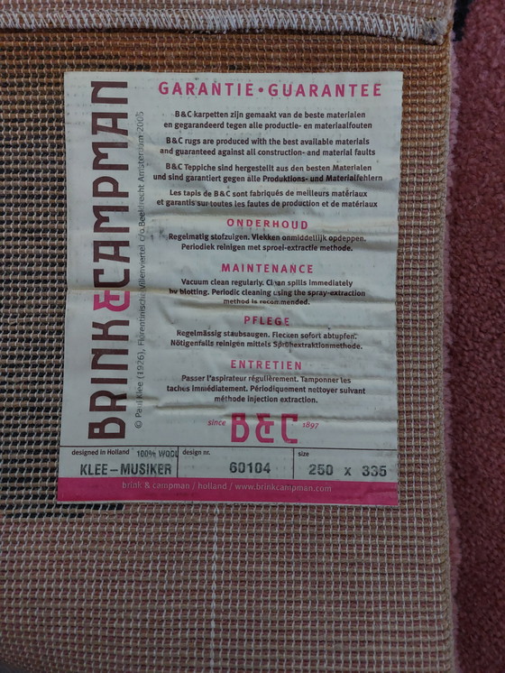 Image 1 of Paul Klee Wollteppich Musiker