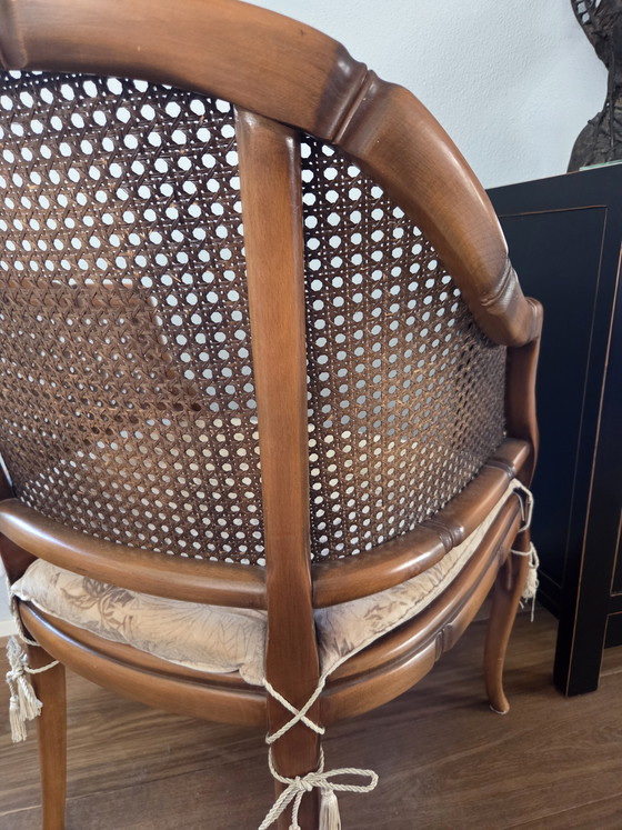 Image 1 of Vintage faux bamboo chair in Louis XV style