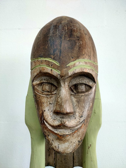 Unique Tribal Art wooden sculpture art object