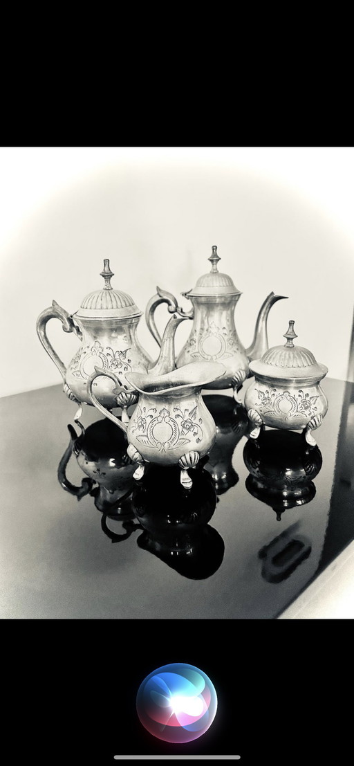 Servizio vintage in silver plated 