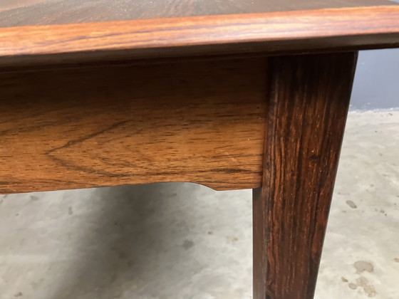 Image 1 of Table de salle à manger extensible Mid Century en bois de rose