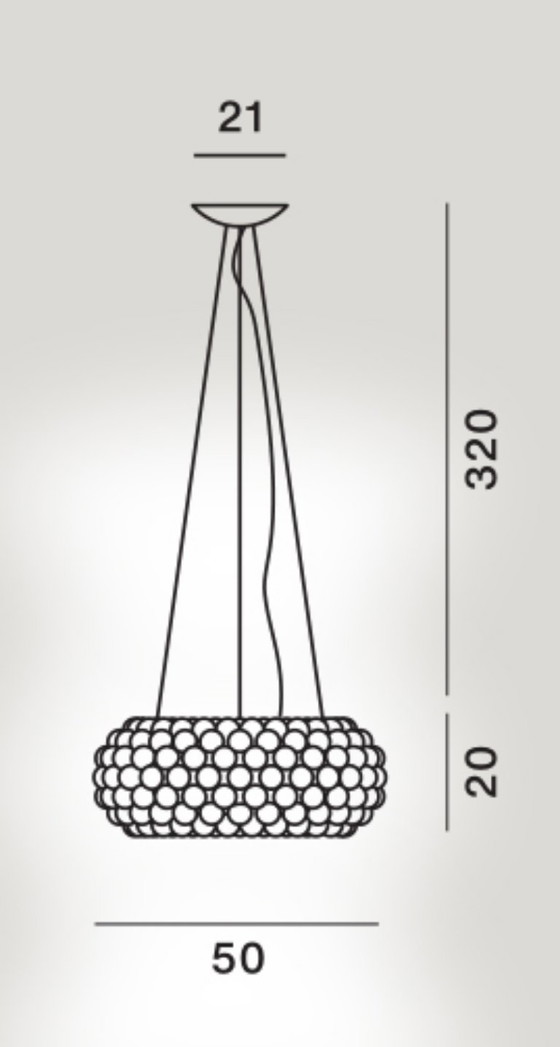 Image 1 of Foscarini Caboche Suspension Ø50 – Patricia Urquiola – Iconic Design