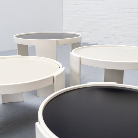 Image 1 of Cassina 780/783 Nesting Tables Gianfranco Frattini '70s