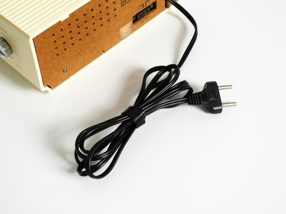 Image 1 of Original 1970s National Panasonic flip-number radio alarm clock model RC-6003B near to mint condition