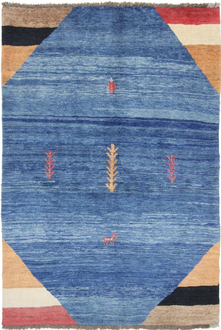 Grand Kilim Persan Ghashghai – Tapis Nomade Vintage Rouge – 240x167 Cm – Fait Main