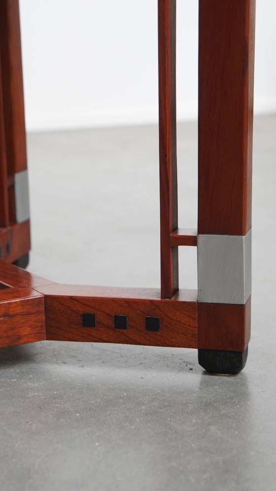 Image 1 of Round Schuitema side table/saloon table from the Decoforma series in Art Deco style