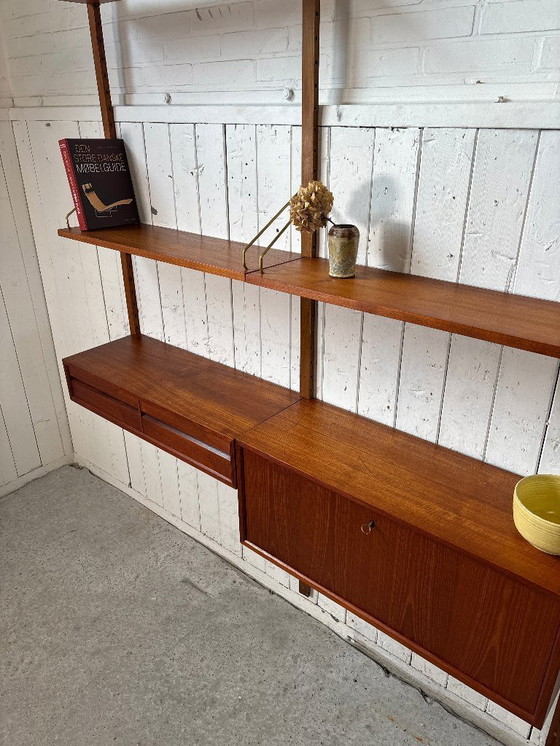 Image 1 of Poul Cadovius – Modulair Wandsysteem Teak Vintage Deens